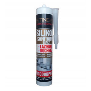 Silikon sanitarny antygrzybiczny Stinger łazienka i kuchnia 300ml